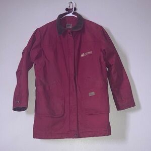 Vintage Berne Women's Burgundy Barn Jacket.